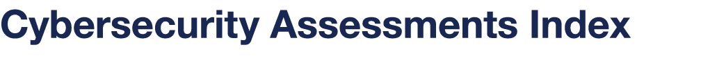 Cybersecurity Assessments Index