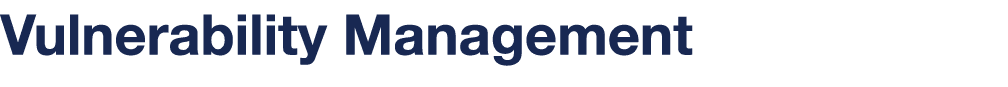 Vulnerability Management